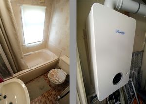 Bathroom and Boiler- click for photo gallery